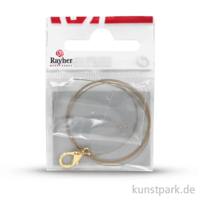 Artikelbild 1 des Artikels “Schmuckdraht-Collier mit Zubehör - 50 cm Länge Gold“