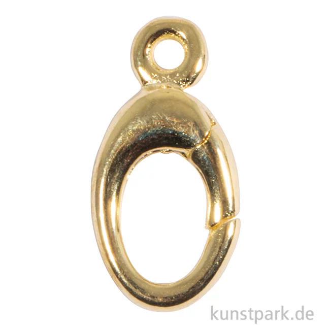 Artikelbild 1 des Artikels “Schmuckschließe Oval, Gold, 13,5 x 7 mm “