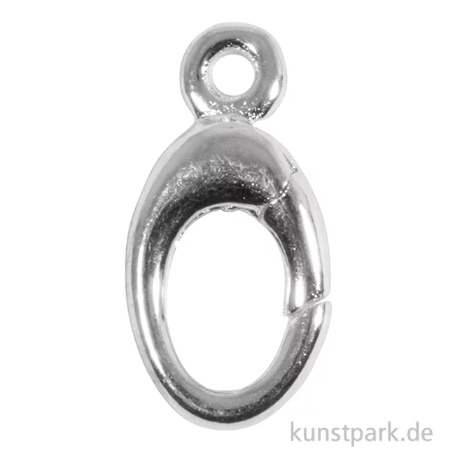 Artikelbild 1 des Artikels “Schmuckschließe Oval, Silber, 13,5 x 7 mm “