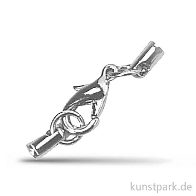 Artikelbild 1 des Artikels “Schmuckverschluss montiert mit Karabiner, 1,9 mm, 1 Stück Platin“