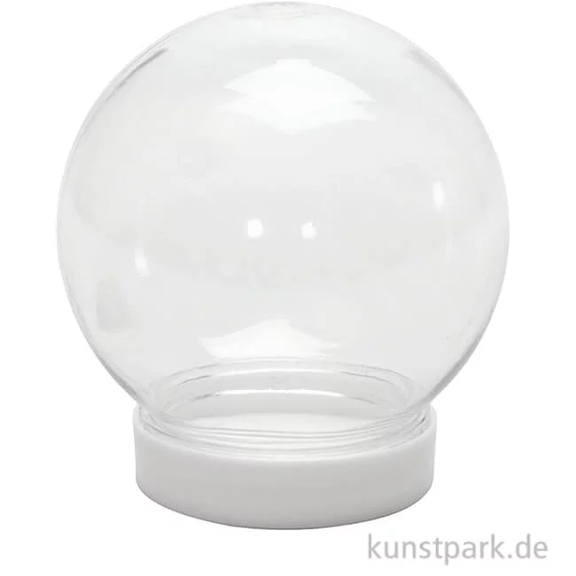 Artikelbild 1 des Artikels “Schneekugel zum Befüllen aus transparentem Kunststoff, Höhe 8,5 cm “