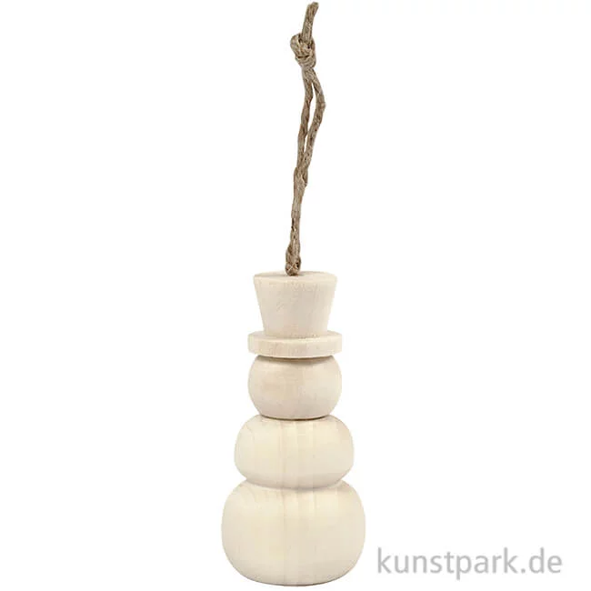 Artikelbild 1 des Artikels “Schneemann aus Holz mit Anhänger “
