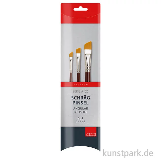 Artikelbild 1 des Artikels “Schrägpinselset A125, 3 Schrägpinsel “