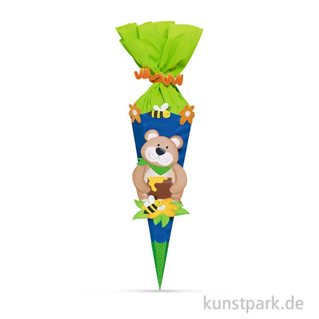 Artikelbild 1 des Artikels “Schultüten-Bastelset Mini - Bär, mit umfangreichem Zubehör “