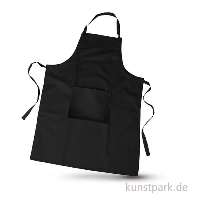 Artikelbild 1 des Artikels “Schürze schwarz aus Baumwolle, Größe 66x89 cm “