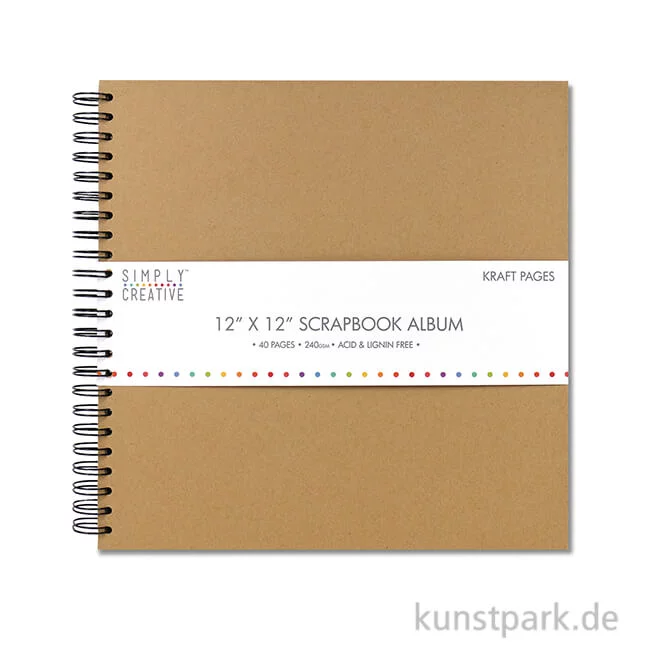 Artikelbild 1 des Artikels “Scrapbook Album Plain, 40 Seiten 30,5 x 30,5 cm“