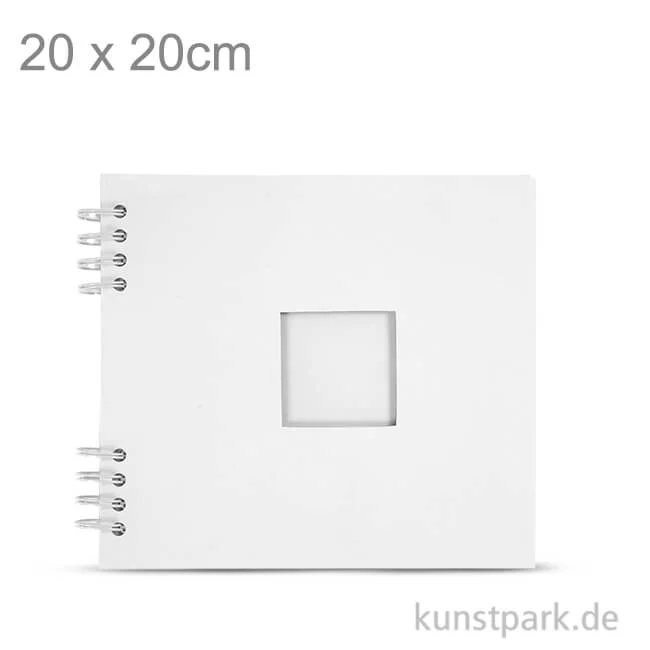 Artikelbild 1 des Artikels “Scrapbook-Album weiß, spiralgebunden, 20 Blatt, 250 g 20 x 20 cm“