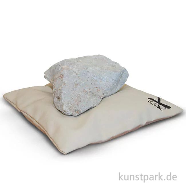 Artikelbild 1 des Artikels “Segeltuchkissen-Hülle zur Specksteinbearbeitung, 45x45 cm “