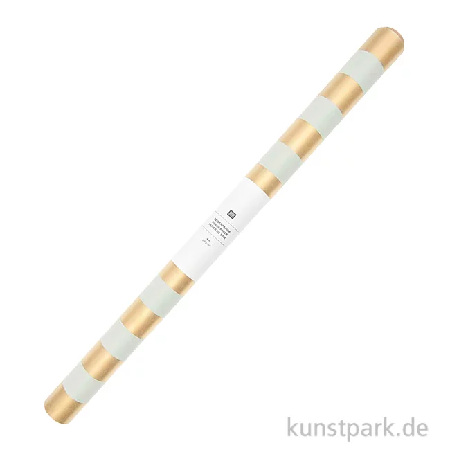Artikelbild 1 des Artikels “Seidenpapier - Streifen, Creme Gold, 50 cm x 4 Meter, 28 g “
