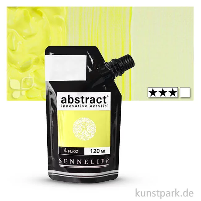 Artikelbild 1 des Artikels “Sennelier ABSTRACT Acrylfarbe 120 ml | Fluo Gelb“
