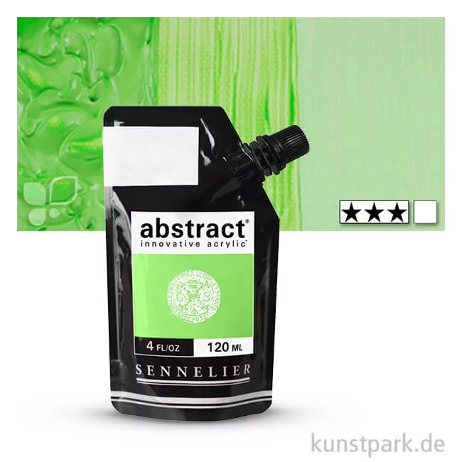 Artikelbild 1 des Artikels “Sennelier ABSTRACT Acrylfarbe 120 ml | Fluo Grün“