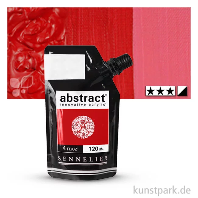 Artikelbild 1 des Artikels “Sennelier ABSTRACT Acrylfarbe 120 ml | Kadmiumrot Dunkel Subst.“