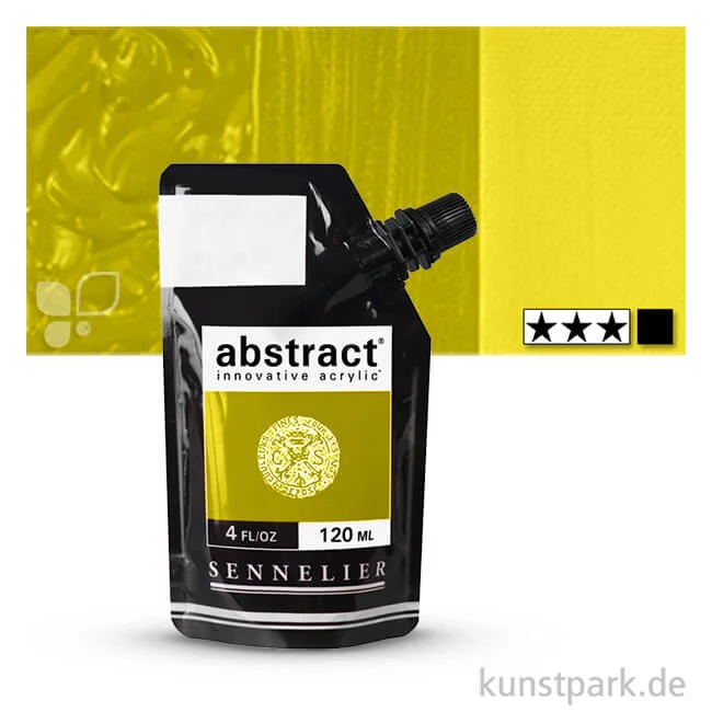 Artikelbild 1 des Artikels “Sennelier ABSTRACT Acrylfarbe 120 ml | Olivgelbgrün“