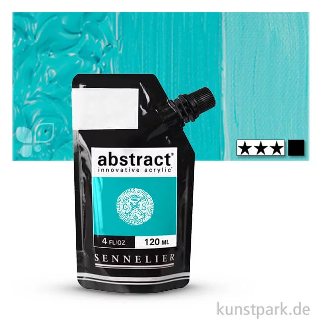 Artikelbild 1 des Artikels “Sennelier ABSTRACT Acrylfarbe 120 ml | Türkis“
