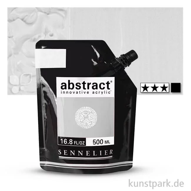 Artikelbild 1 des Artikels “Sennelier ABSTRACT Acrylfarbe 500 ml | Titanweiß“