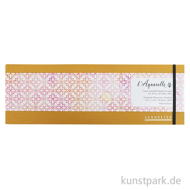 Artikelbild 1 des Artikels “Sennelier Aquarell Skizzenbuch, Panorama, 10 x 30 cm, 20 Blatt, 300g “