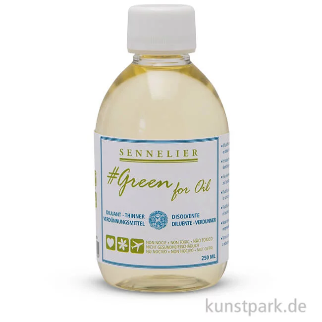 Artikelbild 1 des Artikels “Sennelier Green for Oil Verdünner 250 ml“