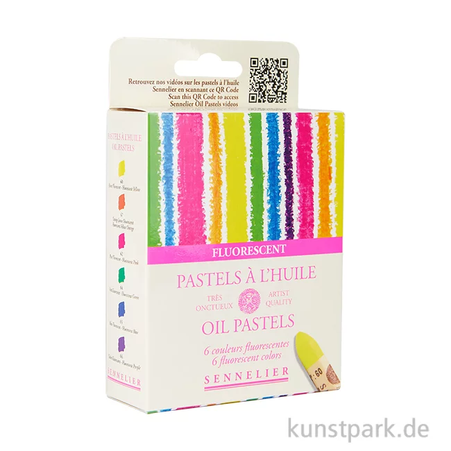 Artikelbild 1 des Artikels “Sennelier Ölpastellstifte - 6er Set, Fluofarben “