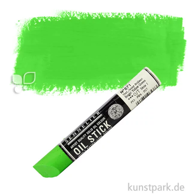 Artikelbild 1 des Artikels “Sennelier Ölsticks 38 ml | Gelbgrün glänzend“