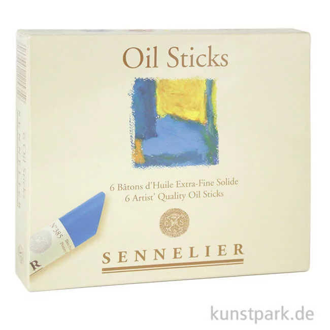 Artikelbild 1 des Artikels “Sennelier Ölsticks - 6er Set, Basisfarben, je 38 ml “