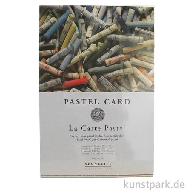 Artikelbild 1 des Artikels “Sennelier Pastel Card - Pastellkarton 12 Blatt, 360g 40 x 60 cm“