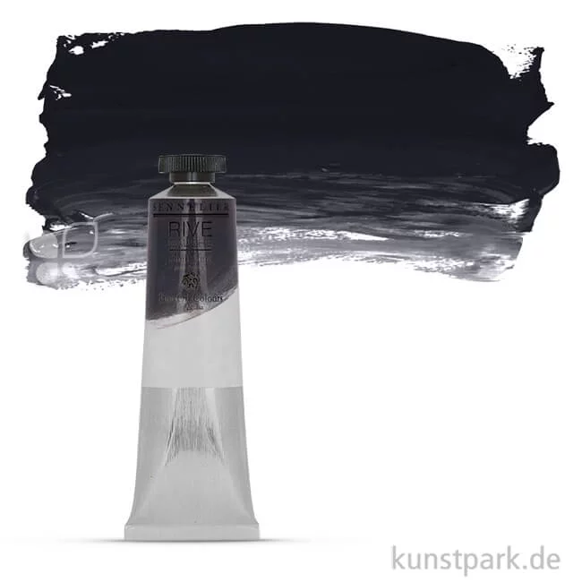 Artikelbild 1 des Artikels “Sennelier RIVE Gauche feine Ölfarbe 40 ml | Elfenbeinschwarz“