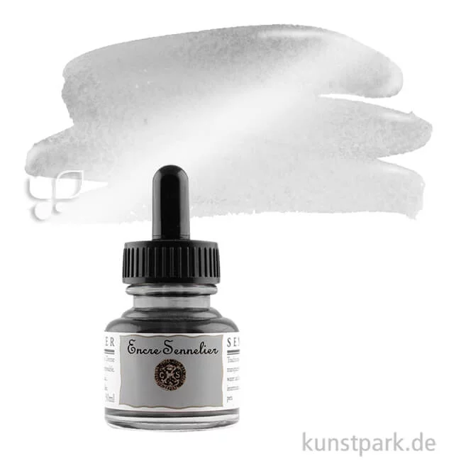 Artikelbild 1 des Artikels “Sennelier Schellacktusche 30 ml | 002 Silber“