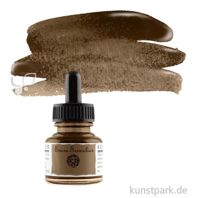 Artikelbild 1 des Artikels “Sennelier Schellacktusche 30 ml | 453 Nussbraun“
