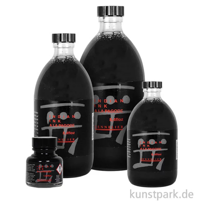Artikelbild 1 des Artikels “Sennelier schwarze Chinatusche á la Pagode “