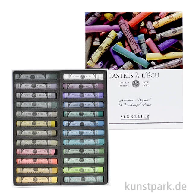 Artikelbild 1 des Artikels “Sennelier Softpastell ECU - Landschaft-Set mit 24 Stiften “