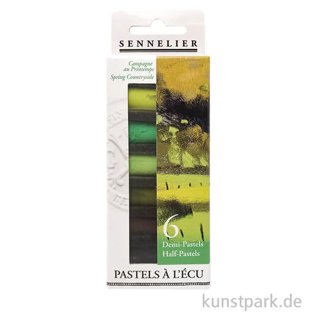 Artikelbild 1 des Artikels “Sennelier Softpastell ECU - 6 x 1/2 Stifte, Frühlingslandschaft “