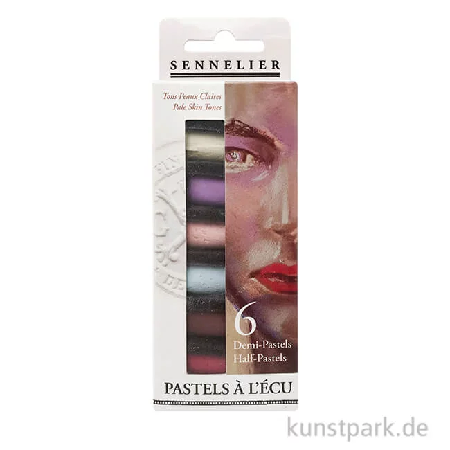 Artikelbild 1 des Artikels “Sennelier Softpastell ECU - 6 x 1/2 Stifte, helle Hauttöne “