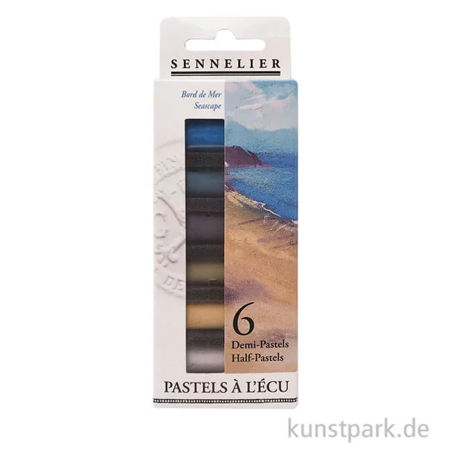 Artikelbild 1 des Artikels “Sennelier Softpastell ECU - 6 x 1/2 Stifte, Meeresufer “