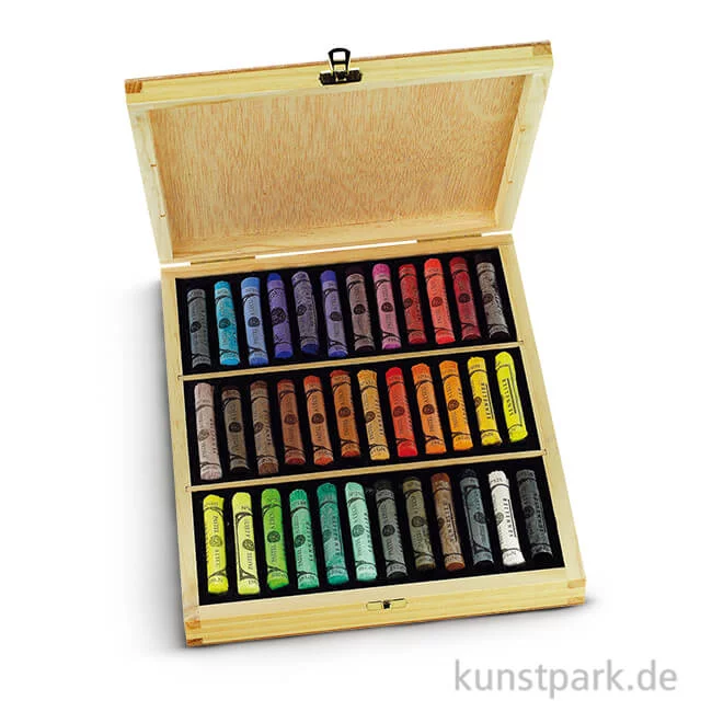 Artikelbild 1 des Artikels “Sennelier Softpastell ECU - Holzkasten mit 36 Stiften “