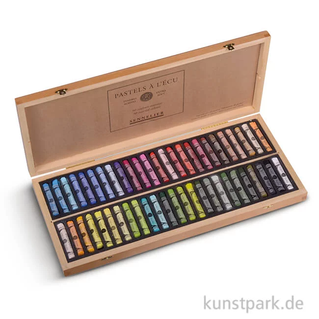 Artikelbild 1 des Artikels “Sennelier Softpastell ECU - Holzkasten mit 50 Stiften “