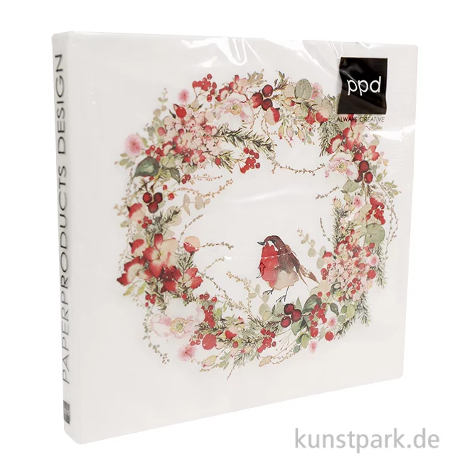 Artikelbild 1 des Artikels “Servietten Beautiful Christmas Wreath - 33 x 33 cm “