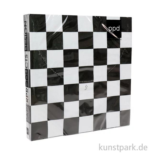 Artikelbild 1 des Artikels “Servietten Chessboard, Schachbrettmuster - 33 x 33 cm “