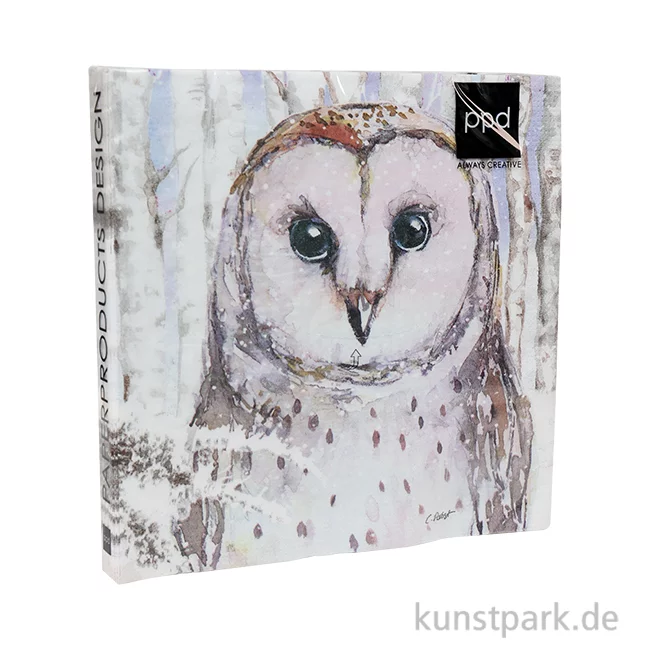 Artikelbild 1 des Artikels “Servietten Emma, Winter Eule - 33 x 33 cm “