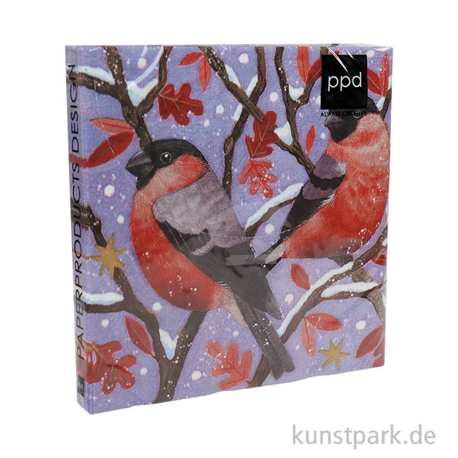 Artikelbild 1 des Artikels “Servietten Fiiona Fabio, Winter Vögel - 33 x 33 cm “