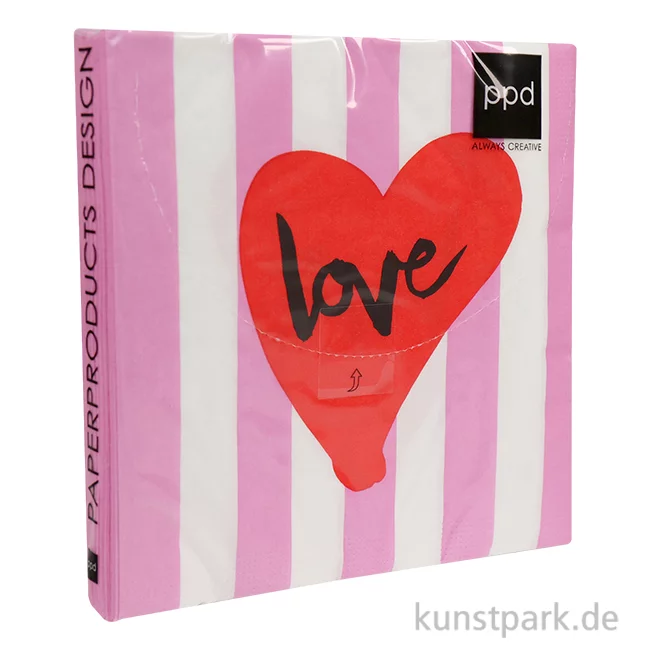 Artikelbild 1 des Artikels “Servietten Formart Love - 33 x 33 cm “