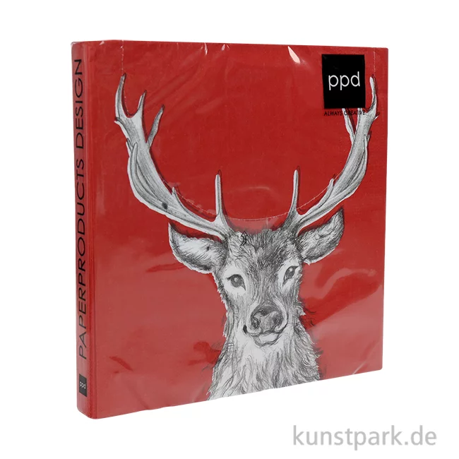 Artikelbild 1 des Artikels “Servietten Paul, Hirsch, Rot - 33 x 33 cm “