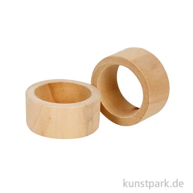 Artikelbild 1 des Artikels “Serviettenringe aus Kiefernholz, Durchmesser 35 mm, 6 Stück “