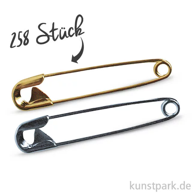 Artikelbild 1 des Artikels “Sicherheitsnadeln 19 mm, 258 Stück “