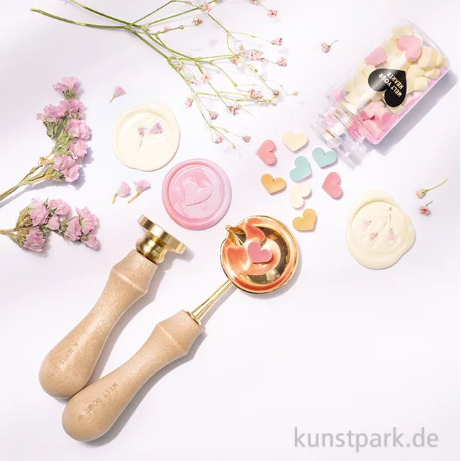 Artikelbild 1 des Artikels “Siegel Set - PASTEL LOVE mit Siegelwachs und Zubehör, 112-teilig “