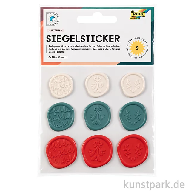 Artikelbild 1 des Artikels “Siegel Sticker - CHRISTMAS, 9 Stück “
