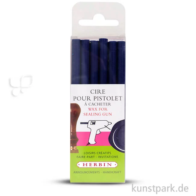 Artikelbild 1 des Artikels “Siegellack für Wachspistole, 6 Stück Set | Dunkelblau“