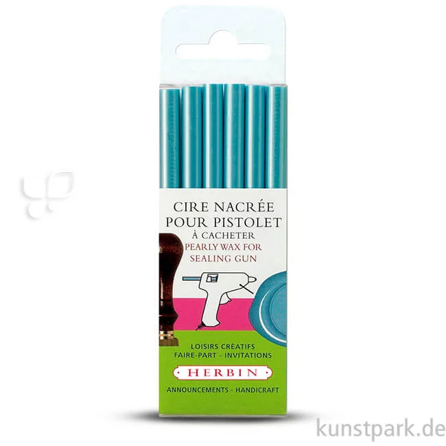 Artikelbild 1 des Artikels “Siegellack für Wachspistole - Perlmutt, 6 Stück Set | Blau“