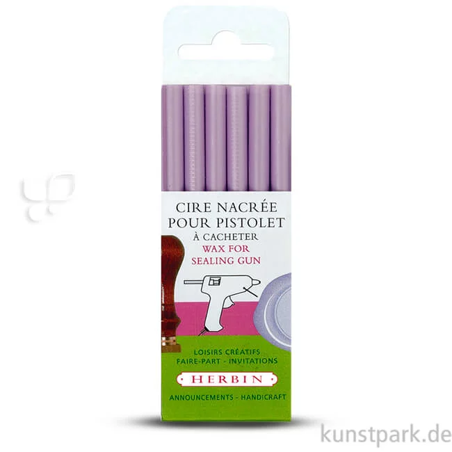 Artikelbild 1 des Artikels “Siegellack für Wachspistole - Perlmutt, 6 Stück Set | Flieder“