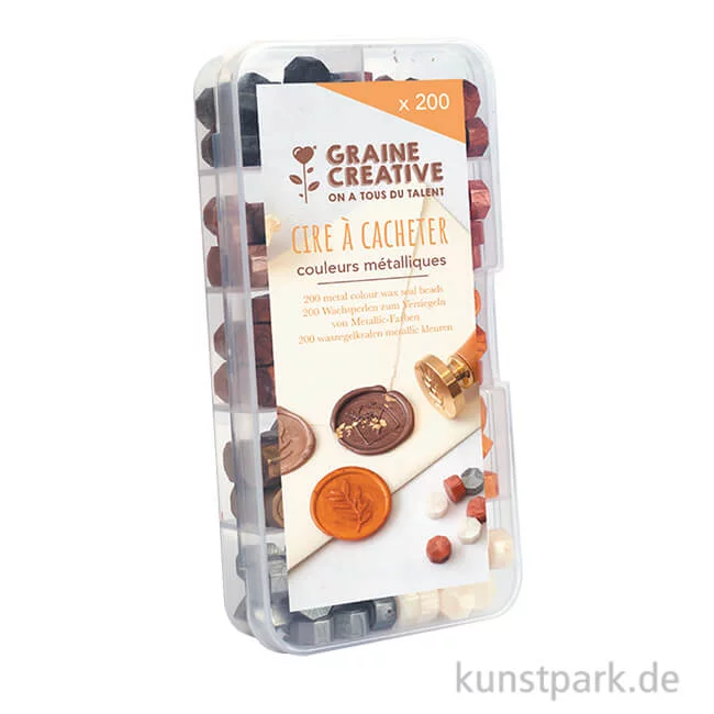 Artikelbild 1 des Artikels “Siegelwachs, Metallicfarben, 200 Stück “