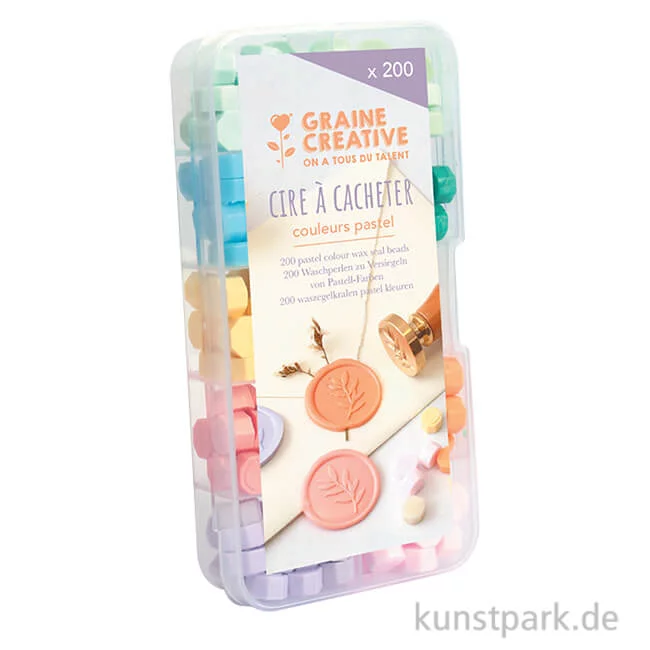 Artikelbild 1 des Artikels “Siegelwachs, Pastellfarben, 200 Stück “